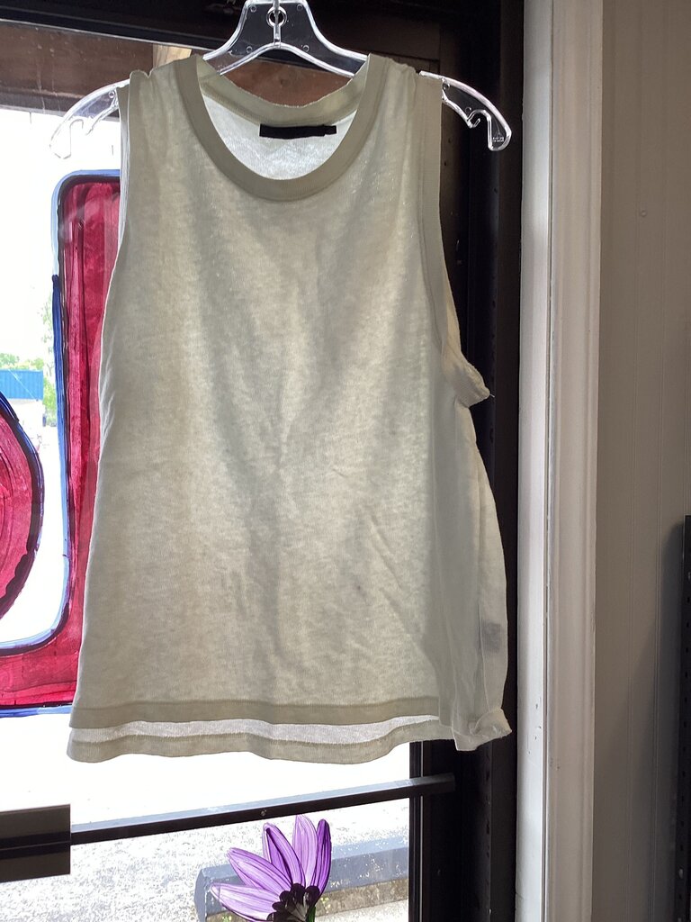 Jenni Kayne Light Cream Sleeveless Top