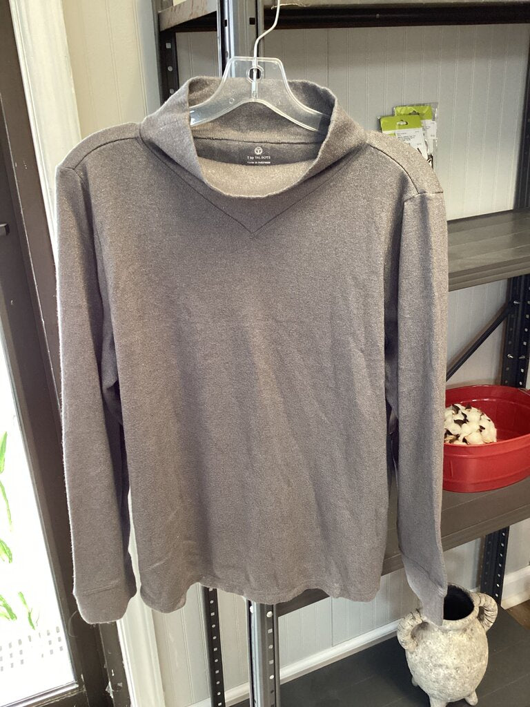 T by Talbots Gray Long Sleeve Top