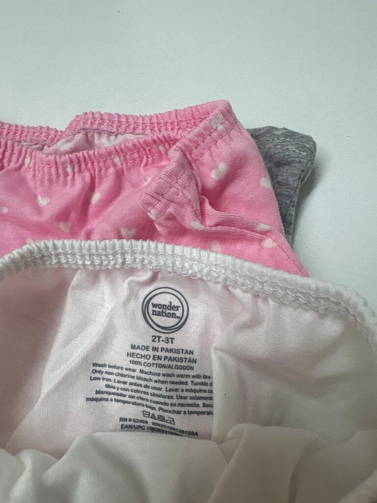 Wonder Nation Toddler Girls Cotton Briefs