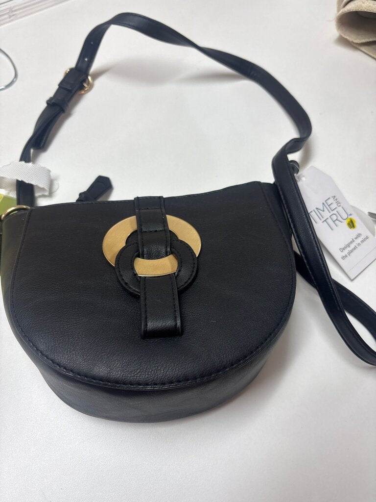 Time and Tru Black Crossbody Bag