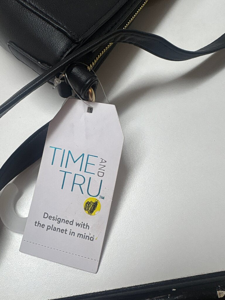 Time and Tru Black Crossbody Bag