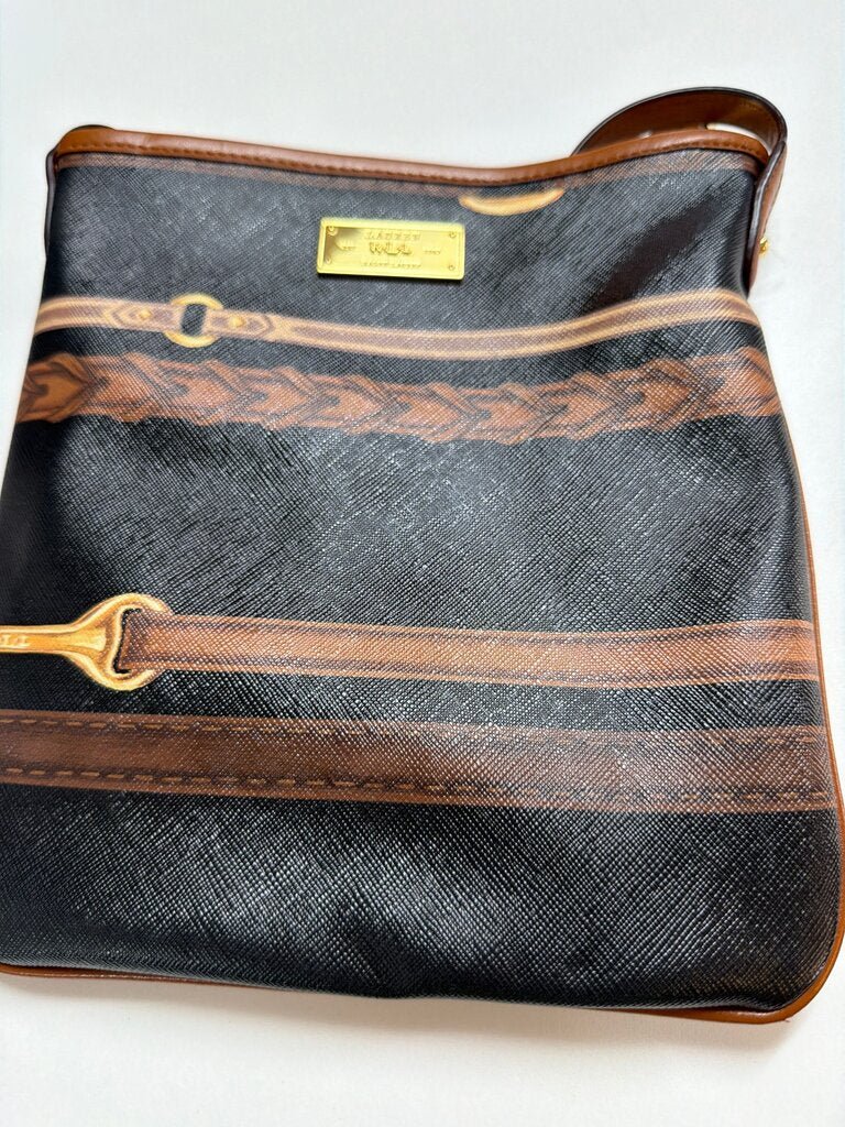 Leather Wallet with Decorative Straps