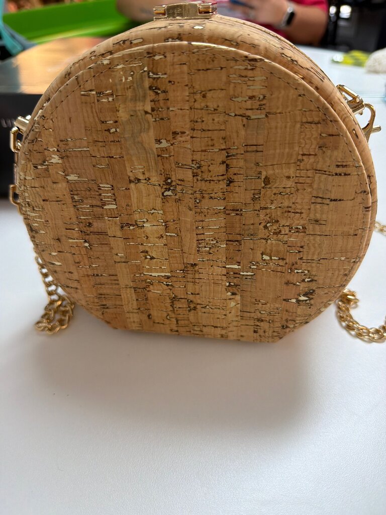 Round Cork Handbag