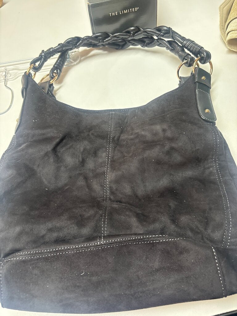 The Limited Black Suede Handbag