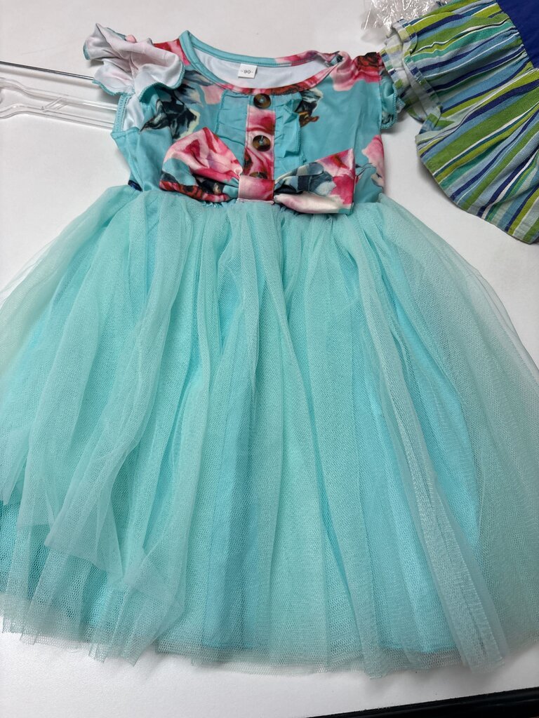 Floral Tulle Dress for Girls