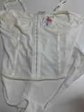 Free People White Bodysuit
