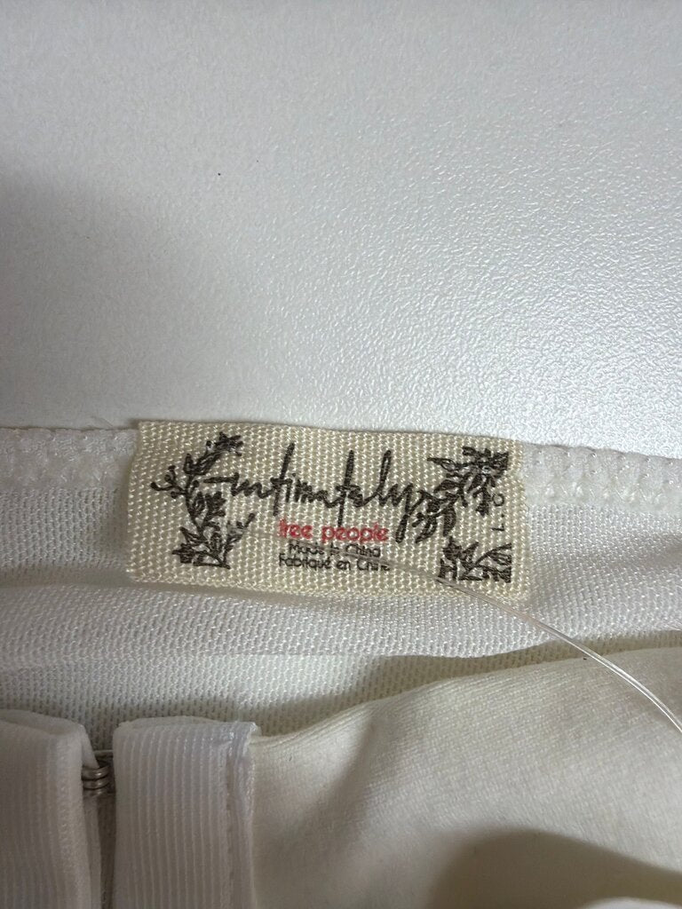 Free People White Bodysuit