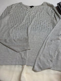 Ann Taylor Beaded Long Sleeve Top