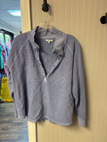 Maurices Women's Light Blue Button-Up Top