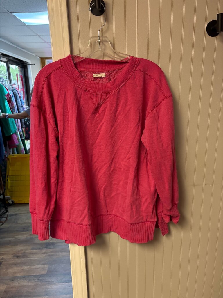 Maurices Pink Long Sleeve Sweater
