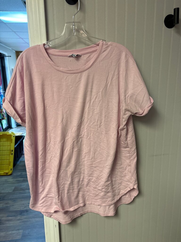 Soft Pink Casual T-Shirt