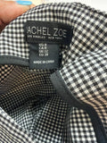 Rachel Zoe Black and White Checkered Pants