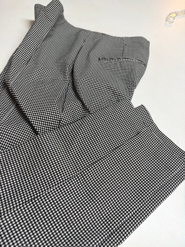 Rachel Zoe Black and White Checkered Pants
