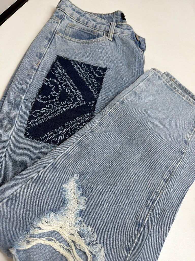 Simple Society Distressed Denim Jeans