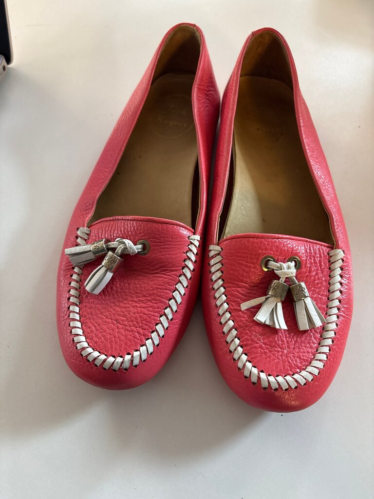 Jack Rogers Pink Leather Loafers