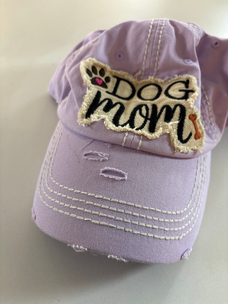 Dog Mom Purple Cap