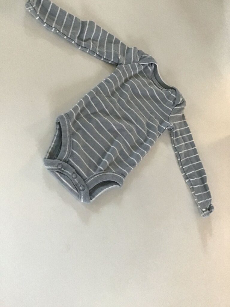 Carter's Newborn Long Sleeve Striped Romper