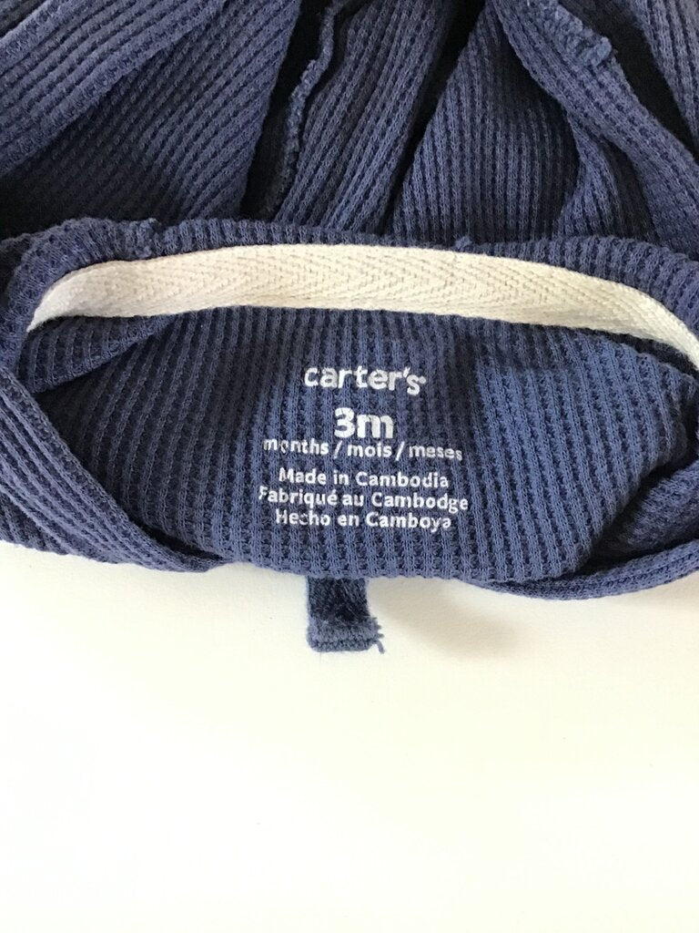 Carter's Blue Hooded Onesie