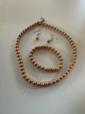 Plunder Jewelry Set with Necklace, Bracelet, and Earrings
