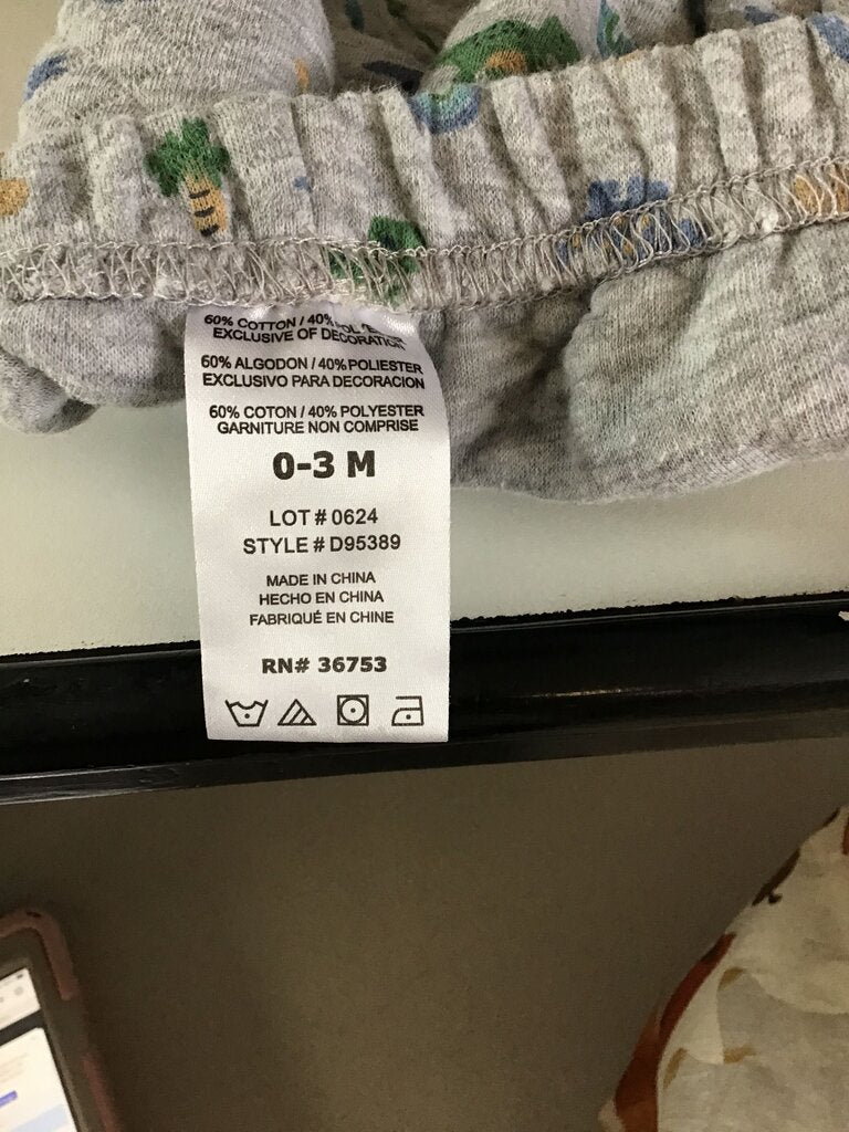 Infant Dinosaur Print Pants