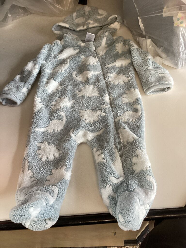Little Beginnings Dinosaur Plush Hoodie Romper