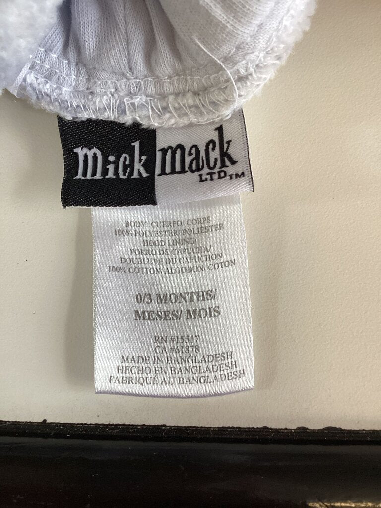 Mick Mack Baby Hooded One-Piece Pajama
