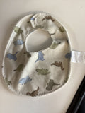 Dinosaur Print Baby Bib