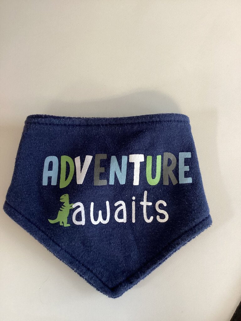 Adventure Awaits Baby Bandana Bib