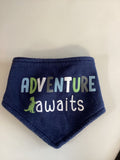Adventure Awaits Baby Bandana Bib