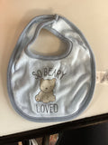 So Beary Loved Baby Bib