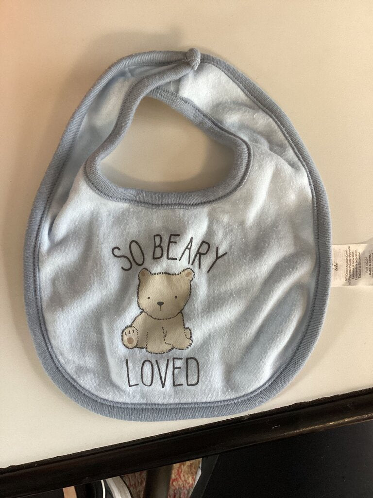 So Beary Loved Baby Bib