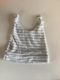 Gray Striped Baby Beanie