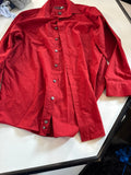 J. Ferrar Slim Red Button-up Shirt