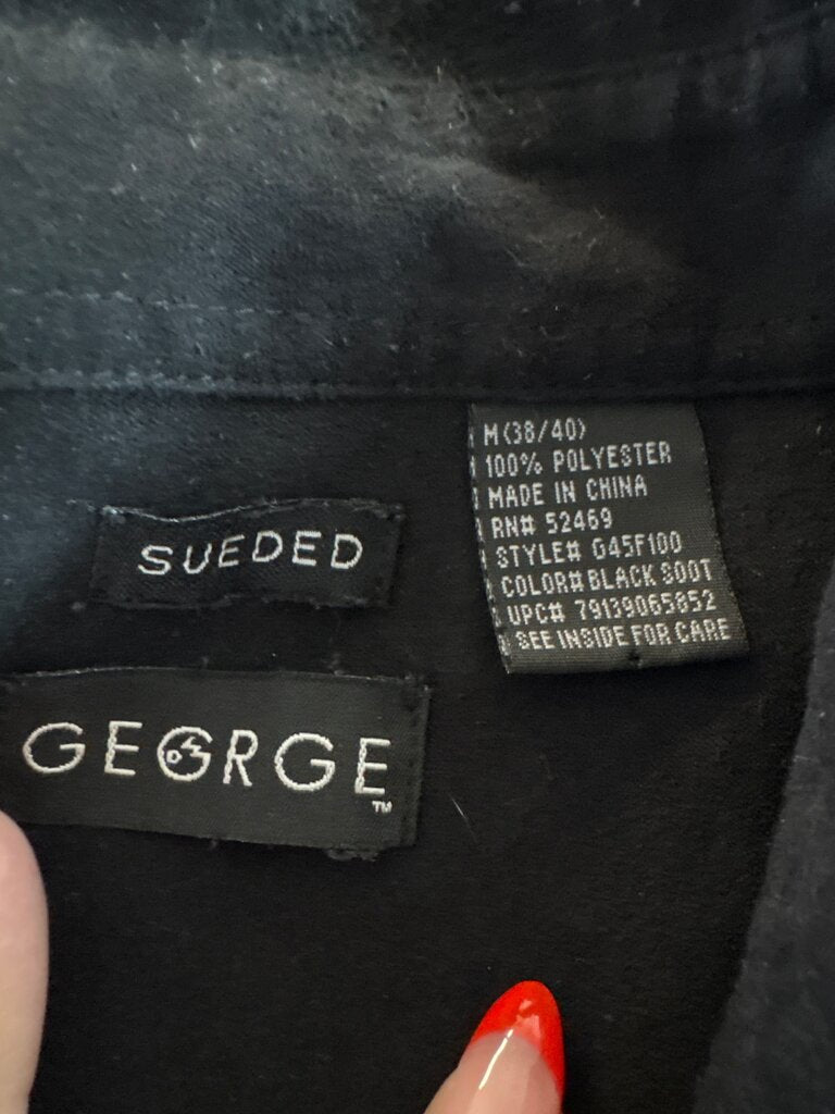 George Sueded Button-Up Shirt