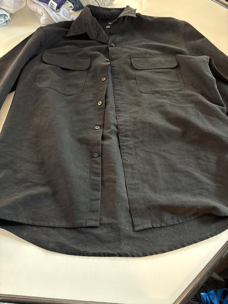 George Sueded Button-Up Shirt
