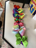 Colorful Hair Bows Set