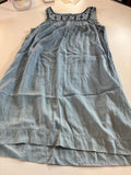 Crown & Ivy Women's Lightweight Blue Sleeveless Dress