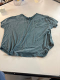 Soft Teal Pocket T-Shirt