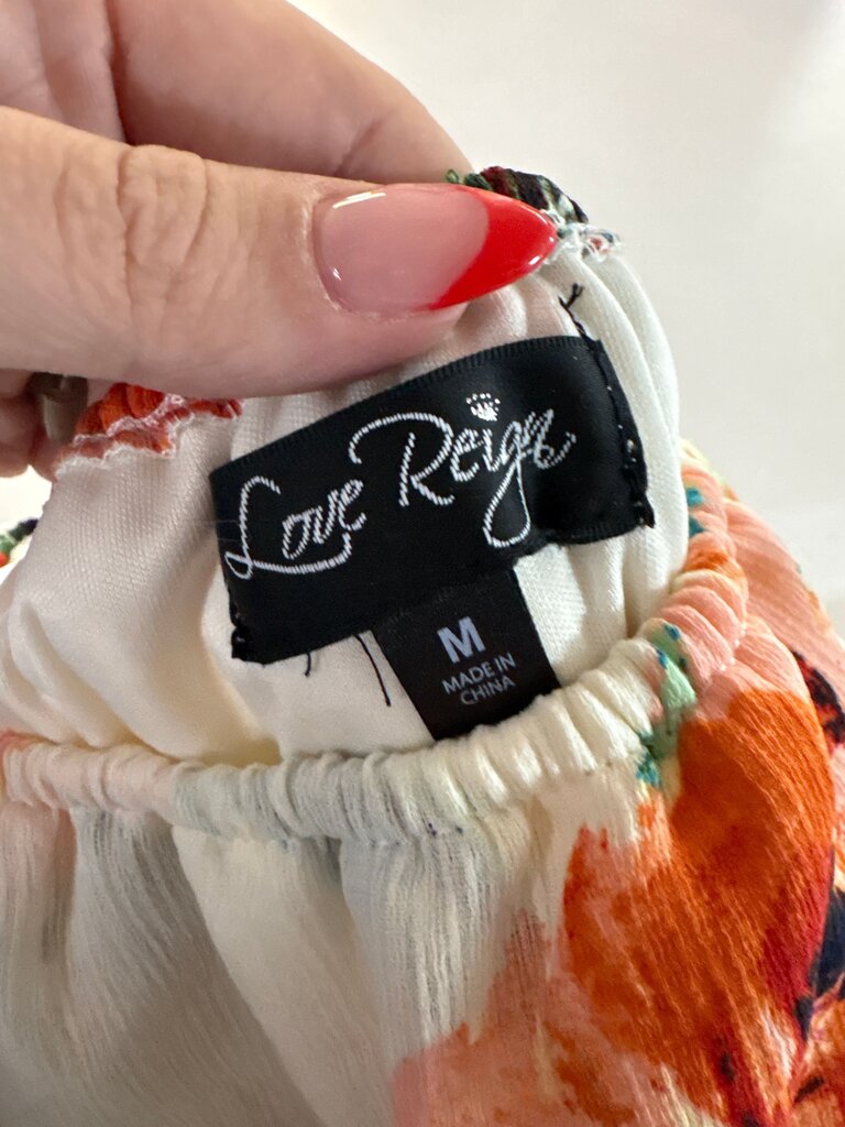 Floral Print Off Shoulder Dress by Love Reign