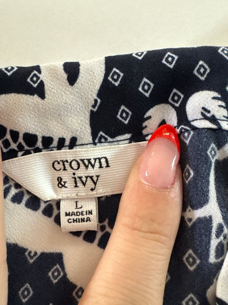 Crown & Ivy Women's Elephant Print Dress