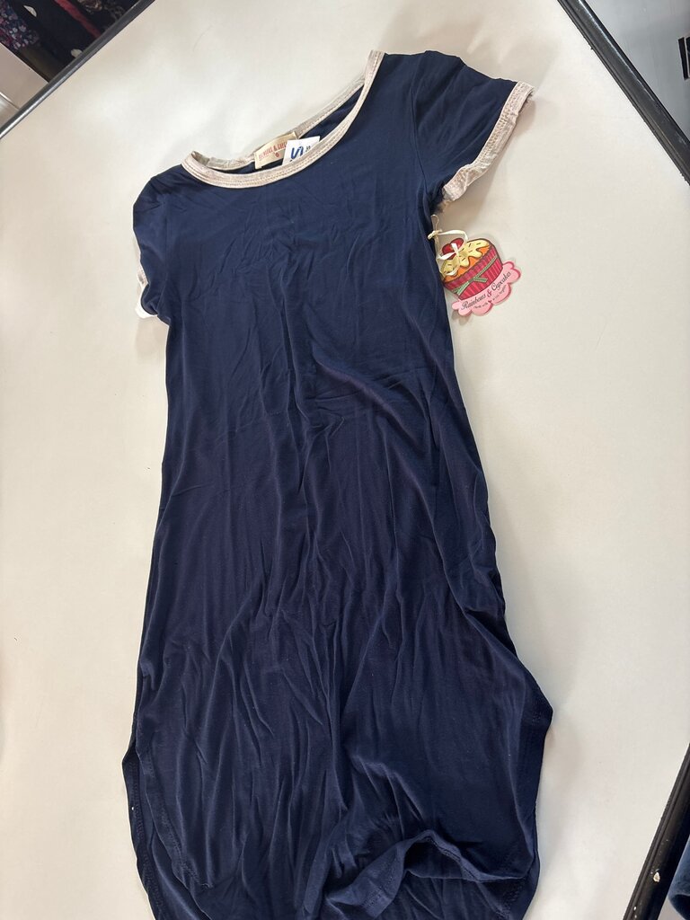 Rainbows & Cupcakes Navy Blue Dress