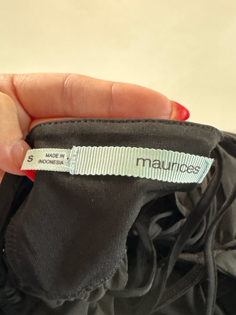 Maurices Black Spaghetti Strap Top