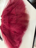 Rue21 Burgundy Tulle Skirt
