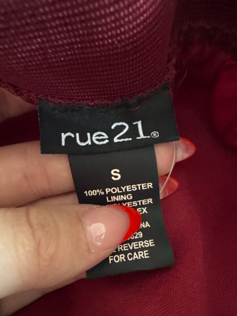 Rue21 Burgundy Tulle Skirt