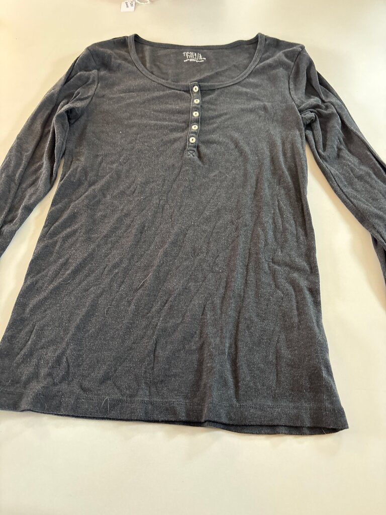 Time and Tru Long Sleeve Henley Shirt