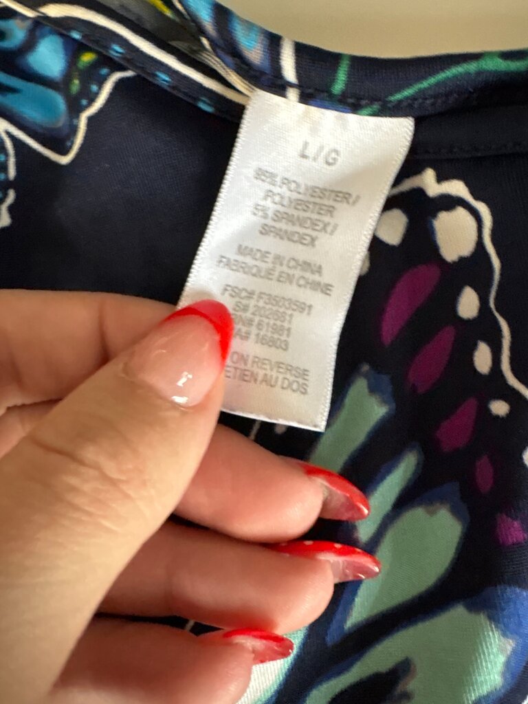 Women's Butterfly Print Tunic