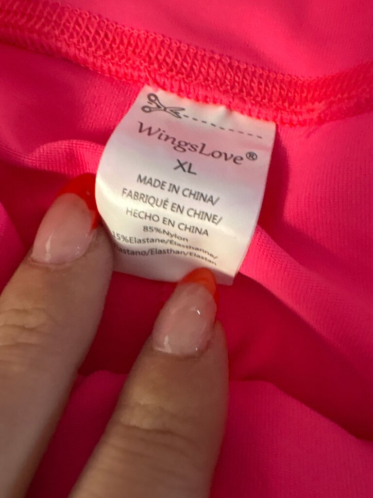WingsLove Neon Pink Leggings