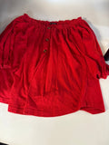 Storybuk Red Off-Shoulder Blouse