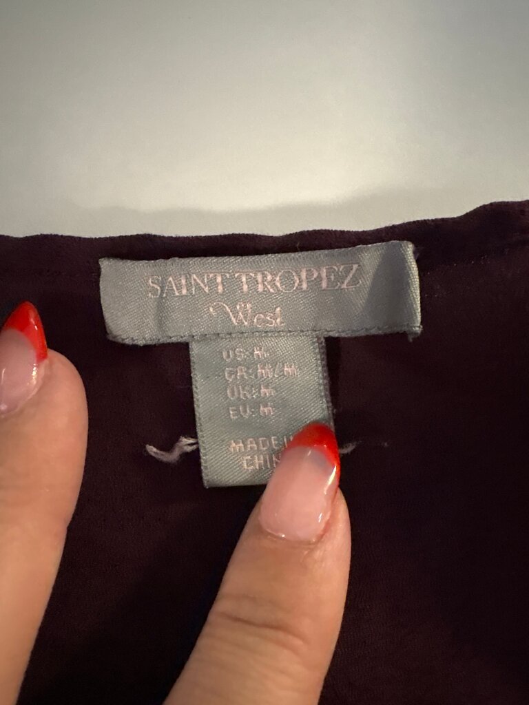 Saint Tropez West Purple Blouse