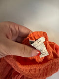 Orange Off-Shoulder Blouse